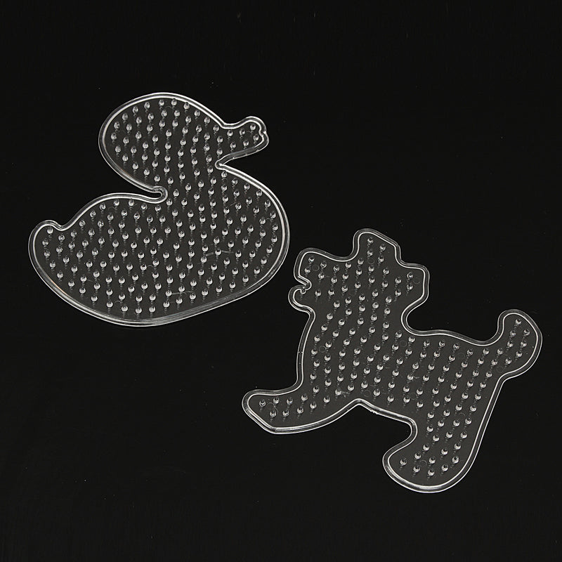 9Pcs Kids DIY Perler Pegboard Creative Templates Educational Crafts Beads Toys