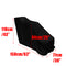 Black Polyester All Weather Protective Snow Thrower Cover 158x77x110cm