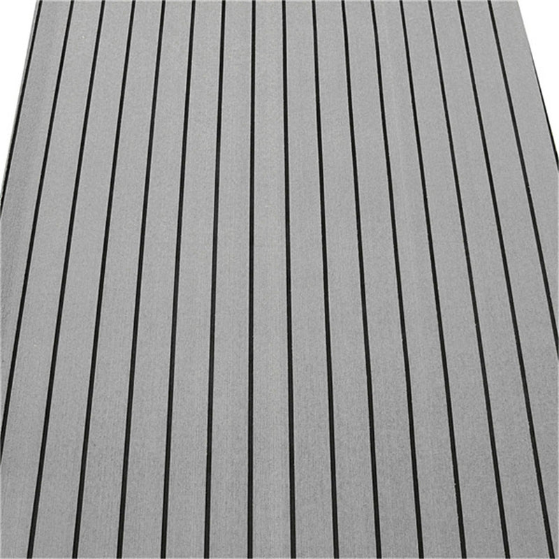 240cm x 45cm x 6mm Grey EVA Foam Teak Sheet Boat Yacht Synthetic Teak Decking With Glue
