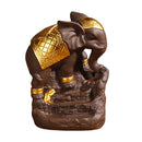 Ganesha Backflow Incense Burner Elephant G od Censer Stick Holder