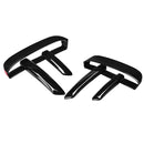 Front Bumper Grille Grill Air Vent Cover Glossy Black ABS For Land Rover L462 Discovery 5 2017-2018