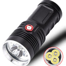 XANES P50 3X XHP50 5800LM Type-C Rechargeable LED Flashlight-Waterproof LED Torch