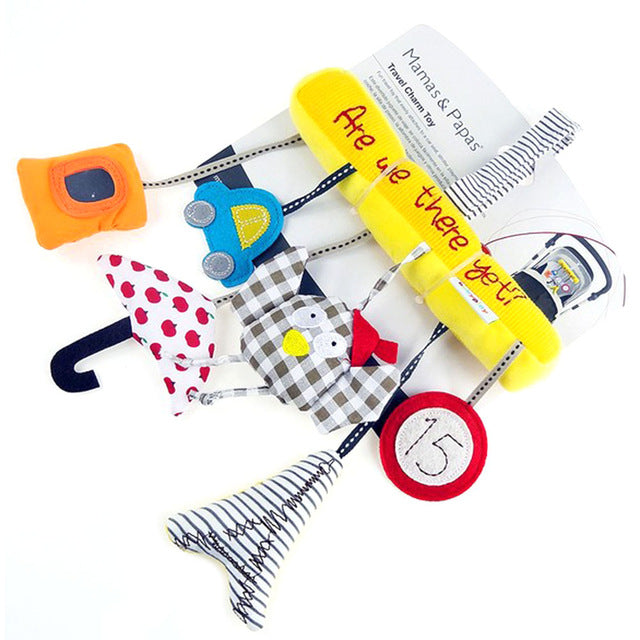 Owl Newborn Baby Stroller Bed Music Bed Bells Pendant Plush Toys Soft Early Educational Toys