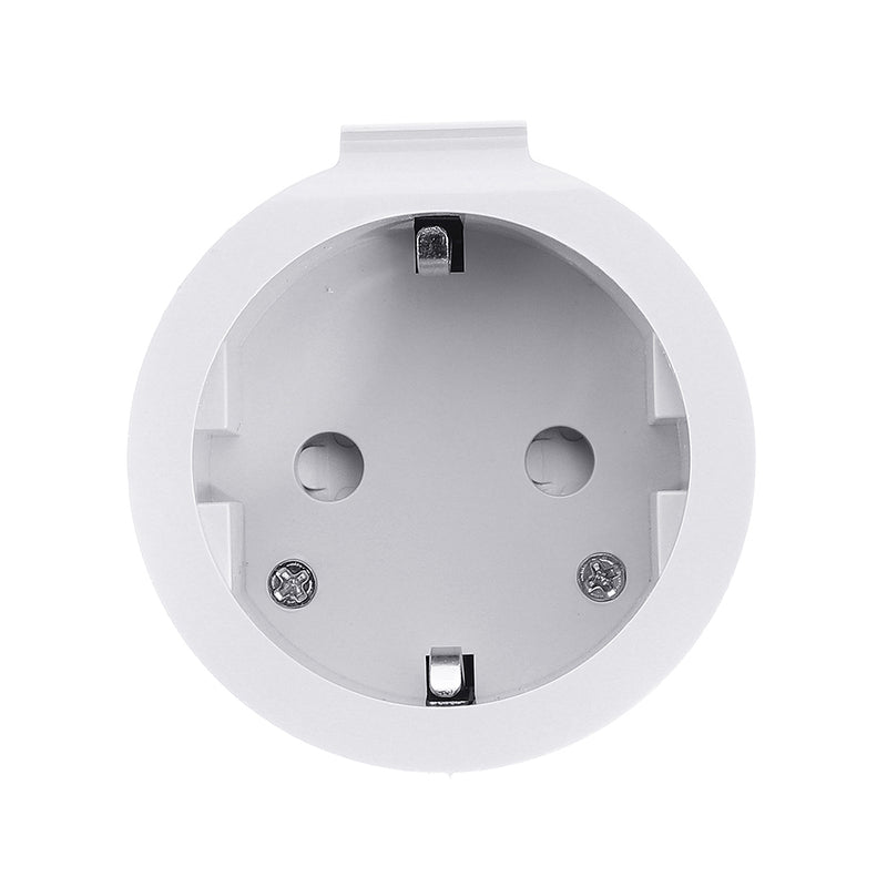 Smart WiFi Socket Voice Remote Control Electricity Statistics Timing Electric Plug Socket European Socket Compatible with Amazon Alexa IFTT Google Home Assistance