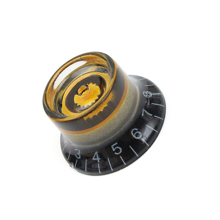 1PC Black Gold Plastic Electric Guitar Volume Voice Speed Knobs For Les Paul Guitar
