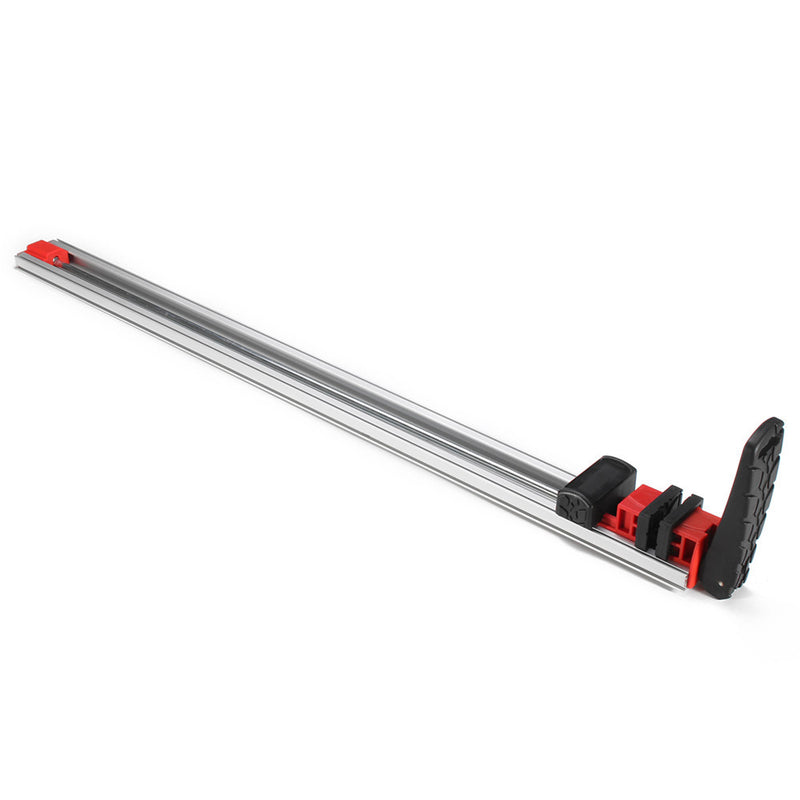 24 Inch Woodworking Cutting Guide Wood Gauge Clamp Aluminum Alloy Grip Straight Edge