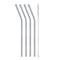 Reusable Straw Stainless Steel Straws Reusable Metal Drinking Straws with Cleaning Brushes Pouch