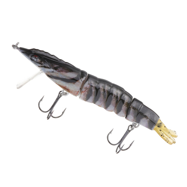 ZANLURE 13cm 18g 3D Eyes Shrimp Lure ABS Artificial Fishing Bait With Hooks Fishing Tackle