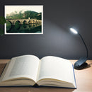 4 LED USB Rechargeable Eye-Care Book Light Clip On White Dimmable Table Lamp For Music Stand Night Reading Piano
