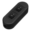 AC250V 6A Double Triple Button Control Rocker Shape Light Switch for Bedside Table Lamp