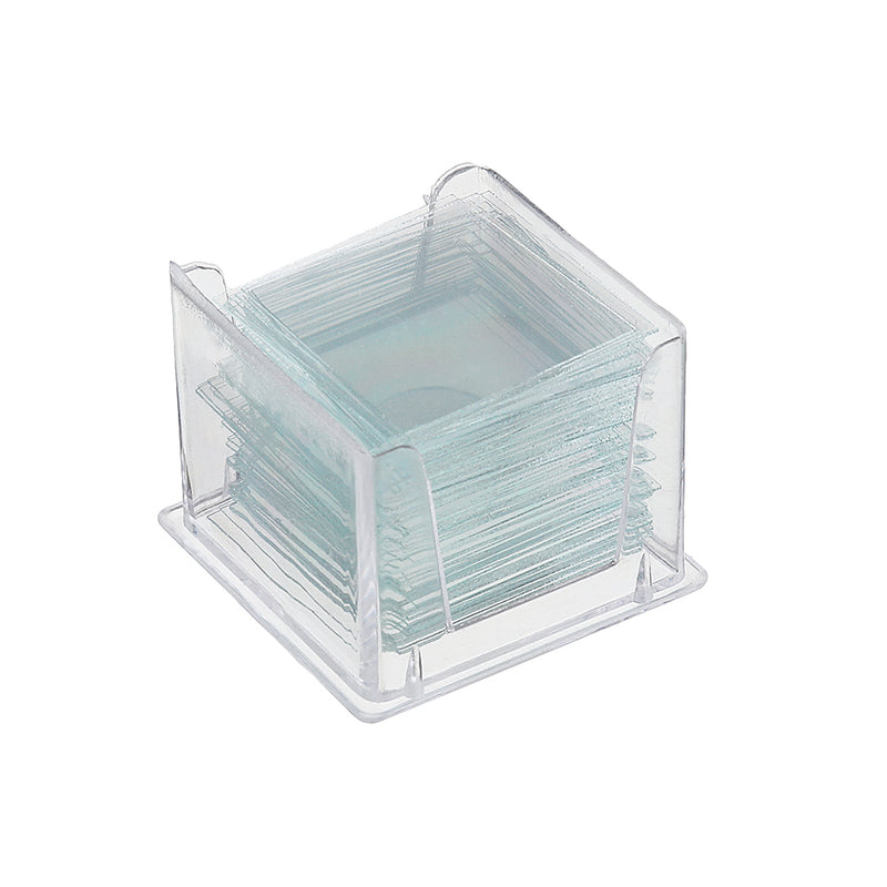 100Pcs/Box 18x18mm Transparent Slides Coverslips Special Cover Glass Microscope Consumables