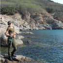 ZANLURE 19x6x33cm Nylon Black Lure Fishing Bag Outdoor Multi-functional Tactical Waist Leg Pack