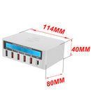 Multi USB 5 Port Power Charger Wireless Fast Charging Stand Dock Station QC3.0