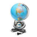 Electronic Illuminated Ocean World Earth Globe Rotating Night Light Desktop Decorations