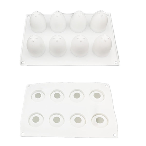 3D Easter Eggs Silicone Baking Mold Bakeware French Dessert Mousse Cake Baking Mold