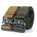 ENNIU W43S 125cm 4.3cm Military Tactical Belt Heavy Duty Punch Free Nylon Waist Belt Adjustable Durable Casual Belt