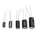 550pcs 24 Values 16V/25V/35/50V (0.1uF To 2200uF) Mix Electrolytic Capacitor Assorted Kit With Storage Box