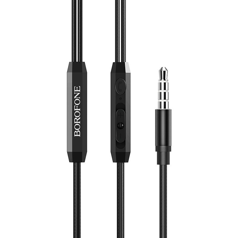 BOROFONE BM41 Universal 3.5mm Music HiFi Earphone Headphones With Mic for Smartphones