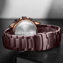 NAVIFORCE NF9174 Military Style Full Steel Men Wrist Watch Calendar Waterproof Quartz Watch