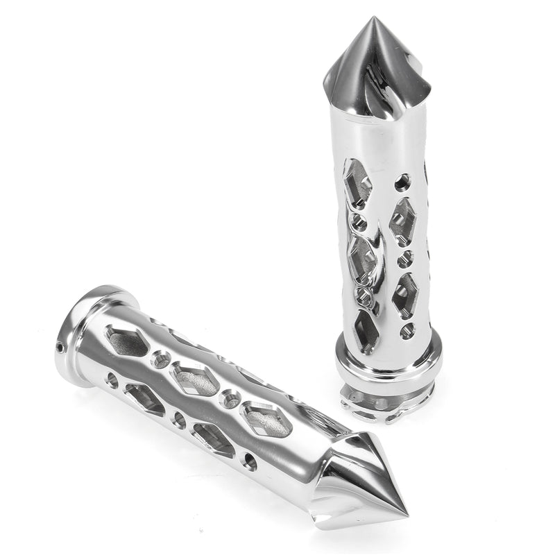 7/8inch Chrome Handlebar Hand Grip Grips For Suzuki/Honda/Yamaha/Kawasaki Motorcycle