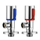 KCASA Chrome Brass Angle Valve Toilet Bathroom Laundry Machine Water Diverter Switch Accessories