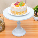 12 Inch Iron Round Cake Stand Pedestal White Pink Dessert Holder Wedding Party Decorations