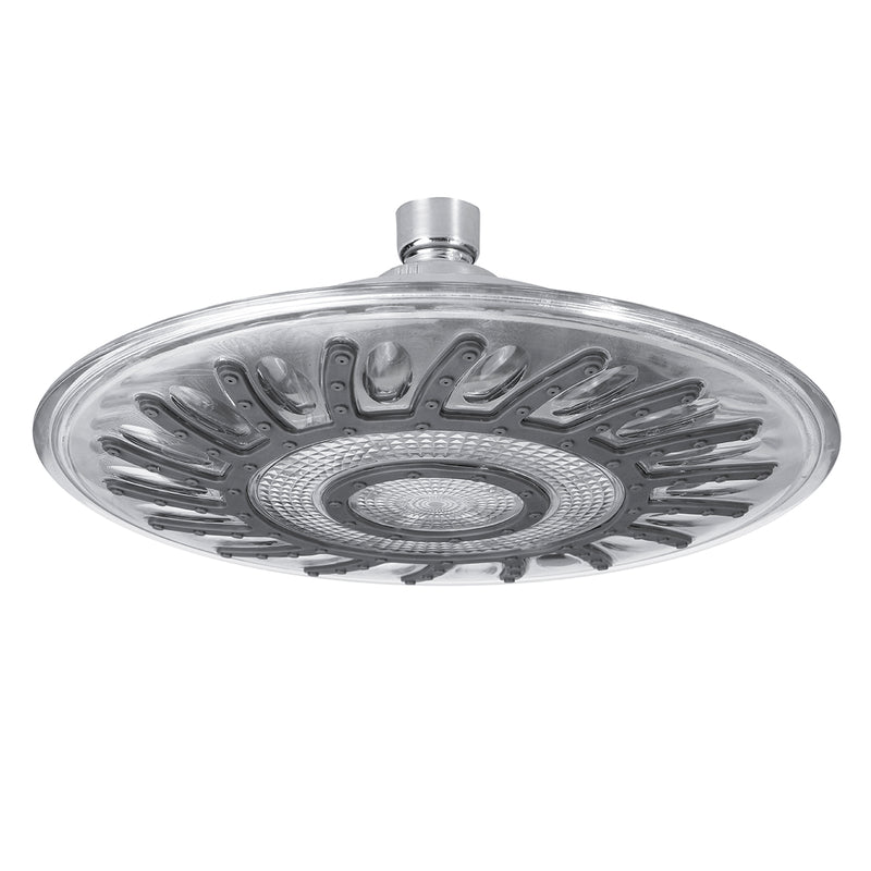 7 Colors Automatic LED Light Changing Round Top Shower Head Bath Rainfall Showerhead High Pressure