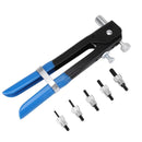 86Pcs Aluminum Alloy M3-M8 Blind Rivet Nuts Threaded Insert Rivet Tool Riveter with Rivnut Nutsert Riveting Kit Tool