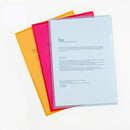 Fizz FZ103004 A4 L-shape Transparent File Folder Documents Holder File Pockets Students Test Exam Paper Container Office School Supplies from Xiaomi Youpin