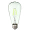 E27 ST64 Retro Edison LED 4W COB Squirrel Cage Colorful Filament Glass Light Lamp Bulb AC 220V