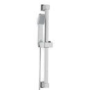 Bathroom Shower Head Riser Rail Bracket Handheld Shower Head Holder Bar Chrome