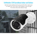 VIKCONN 1080P Full HD Security Camera Video Surveillance Camera 2.0MP Weather Proof Full Metal CCTV