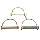 6/8/10mm Brass Silver D Clip Shaft Locking Tailgate Retaining Pin For Trailers