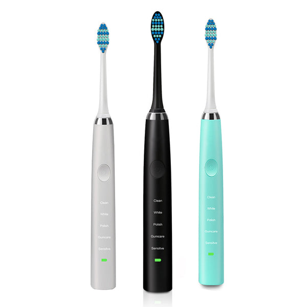Loskii PA-189 Rechargeable Ultrasonic Vibration 5 Clean Modes Toothbrush Electric Toothbrush Dental