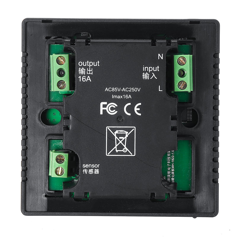 AC 85V-240V LED Digital Heating Thermostat Temperature Controller Touch Screen W/ Probe