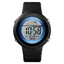 SKMEI 1497 Simple Design Back Light LED 50M Waterproof Chronograph Week Digital Watch Men Watch