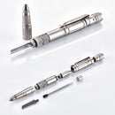 IPRee Tactical Pen Outdoor Camping Multifunction Tools EDC Flashlight Attack Head