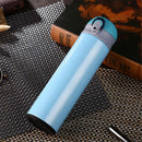 Bakeey 500ml Elastic Force Cover Vacuum Stainless 304 Steel Insulated Cup for Boys and Girls Water Cup