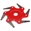 6 Teeth Grass Trimmer Head Brush Cutter Steel Garden Tool Strimmer Lawn Mower Blade