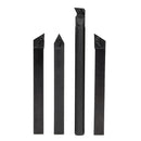 Drillpro 4pcs 10mm Shank Lathe Boring Bar Turning Tool Holder With 4pcs DCMT070204 Inserts