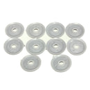 10Pcs Universal Car Seat Belt Seat Belt Buckle Anti Slip Buckle Plastic Clip Grey
