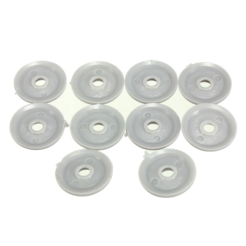 10Pcs Universal Car Seat Belt Seat Belt Buckle Anti Slip Buckle Plastic Clip Grey