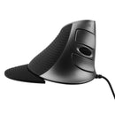 DELUX/Colorful M618 Wired Vertical Holding Healthy Anti-mouse Hand Mouse For Macbook PC Laptop
