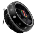 Coolmoon DC 12V 3Pin UFO Colorful Backlight 100mm CPU Cooling Fan PC Heatsink for Intel/AMD For PC Computer Case