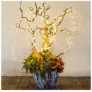 Solar Powered 8 Modes Waterpoof Warm White 200LED Tree Vine Copper Wire String Fairy Holiday Light