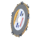 Drillpro Gold 5 Inch Grinder Chain Disc 9 Tooth Wood Carving Disc For 125 Angle Grinder