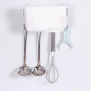 Hook Rail Bathroom kitchen organizer Multi-function paper towel holder Wall