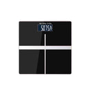 AUGIENB Electronic Weight Scale Square Black Electronic Scale Body Household Weight Scale Convenient Health Scale