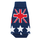 Union Jack Pet Clothes Dog Cat Puppy Winter Warm Knit Sweaters Coats Costume Apparel Dog Sweater