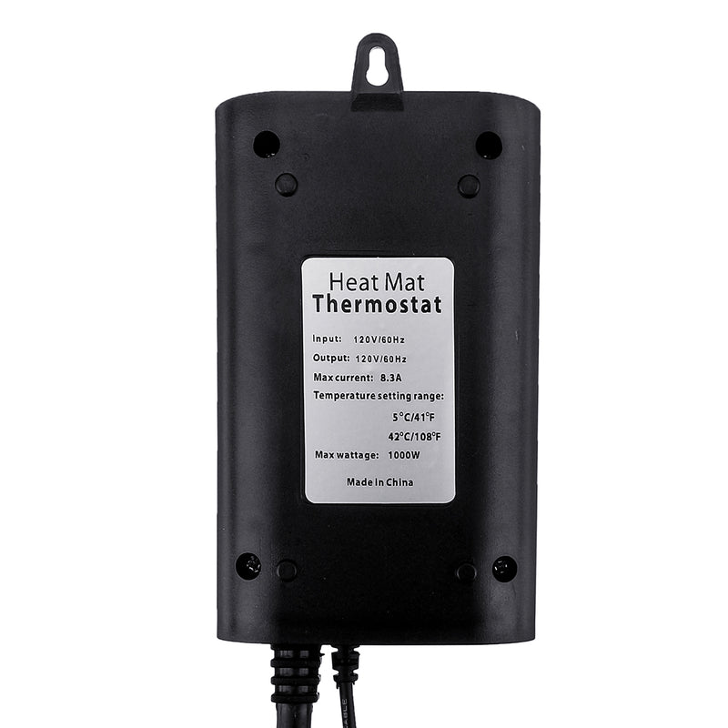 Digital Heat Mat Thermostat Controller for Seed Germination Reptiles and Brewing Breeding Incubation Greenhouse